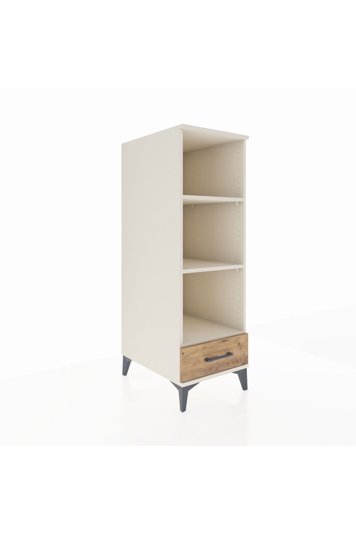 Kronos Dolap 3 Raflı Tek Çekmeceli 44x59x134 - S82M109V3C