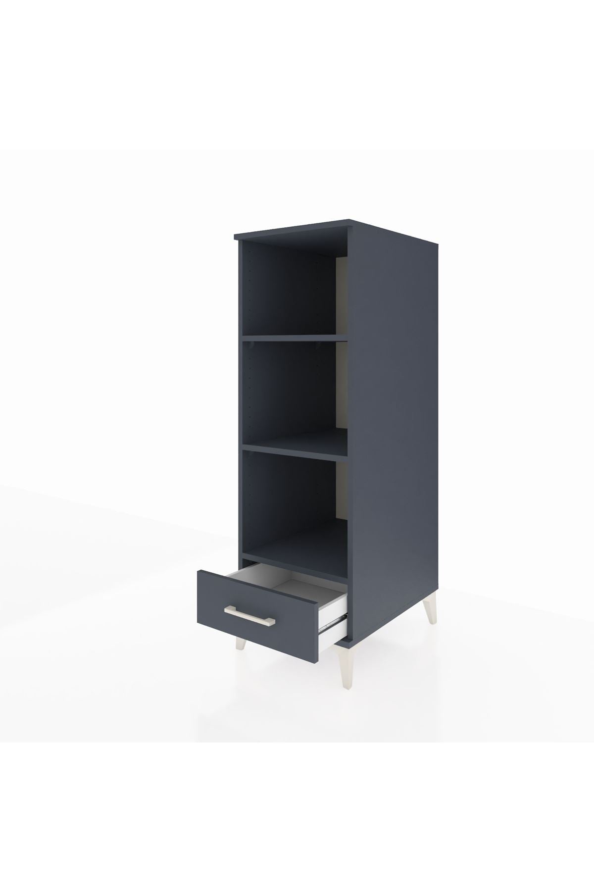 Kronos Dolap 3 Raflı Tek Çekmeceli 44x59x134 - S82M109V5C