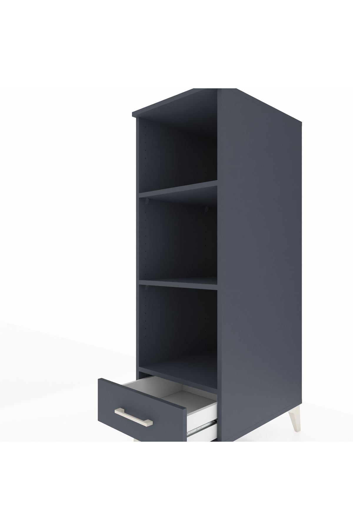 Kronos Dolap 3 Raflı Tek Çekmeceli 44x59x134 - S82M109V5C