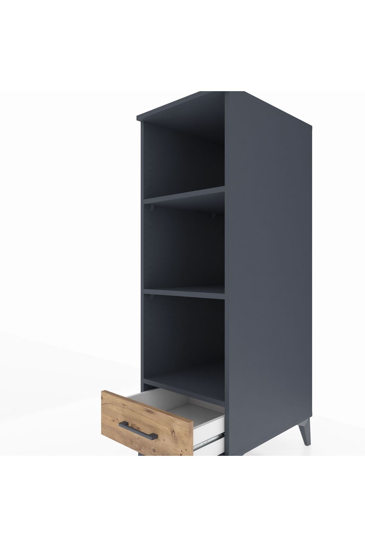 Kronos Dolap 3 Raflı Tek Çekmeceli 44x59x134 - S82M109V6C