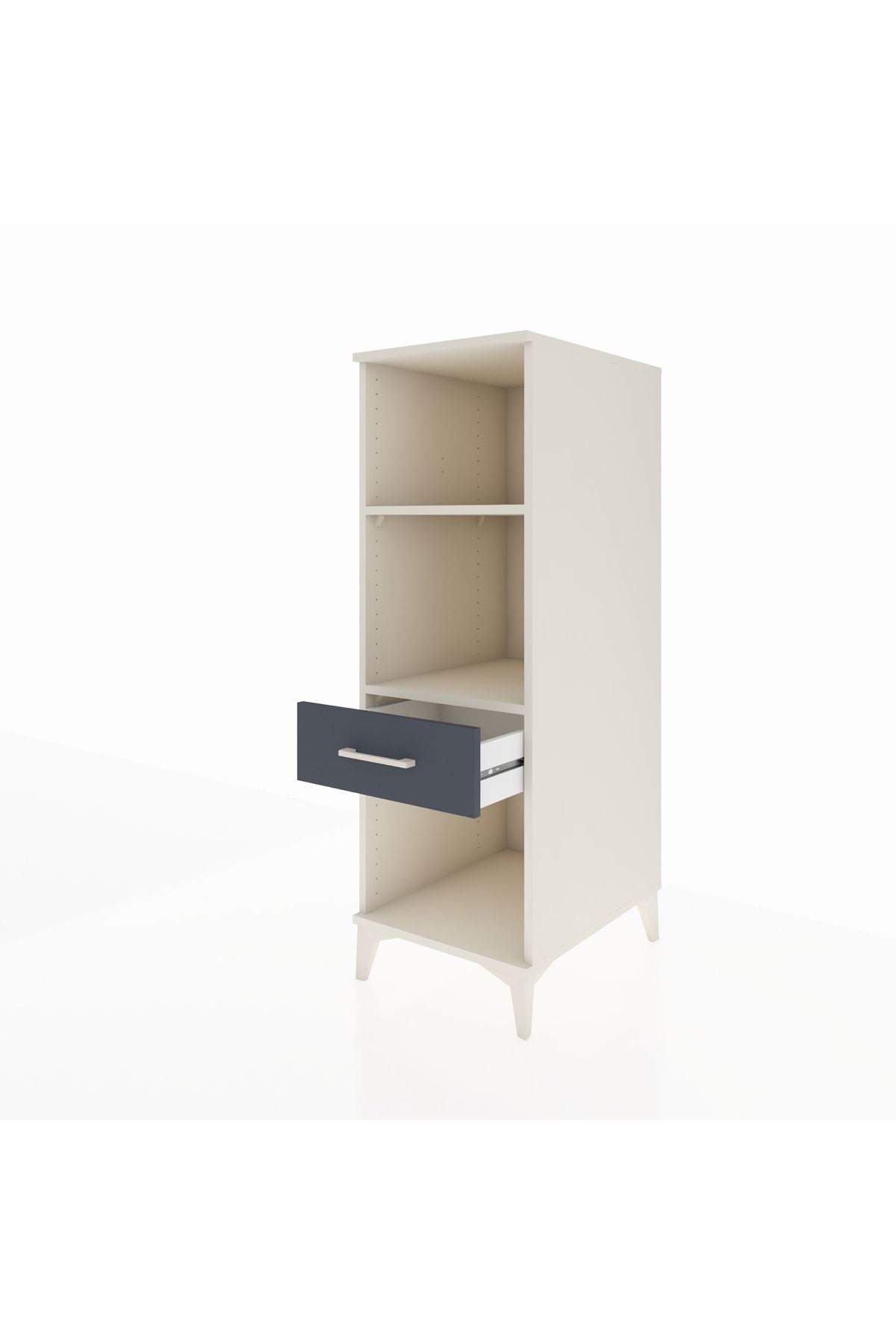 Kronos Dolap 2 Raflı Tek Çekmeceli 44x59x134 - S82M110V2C