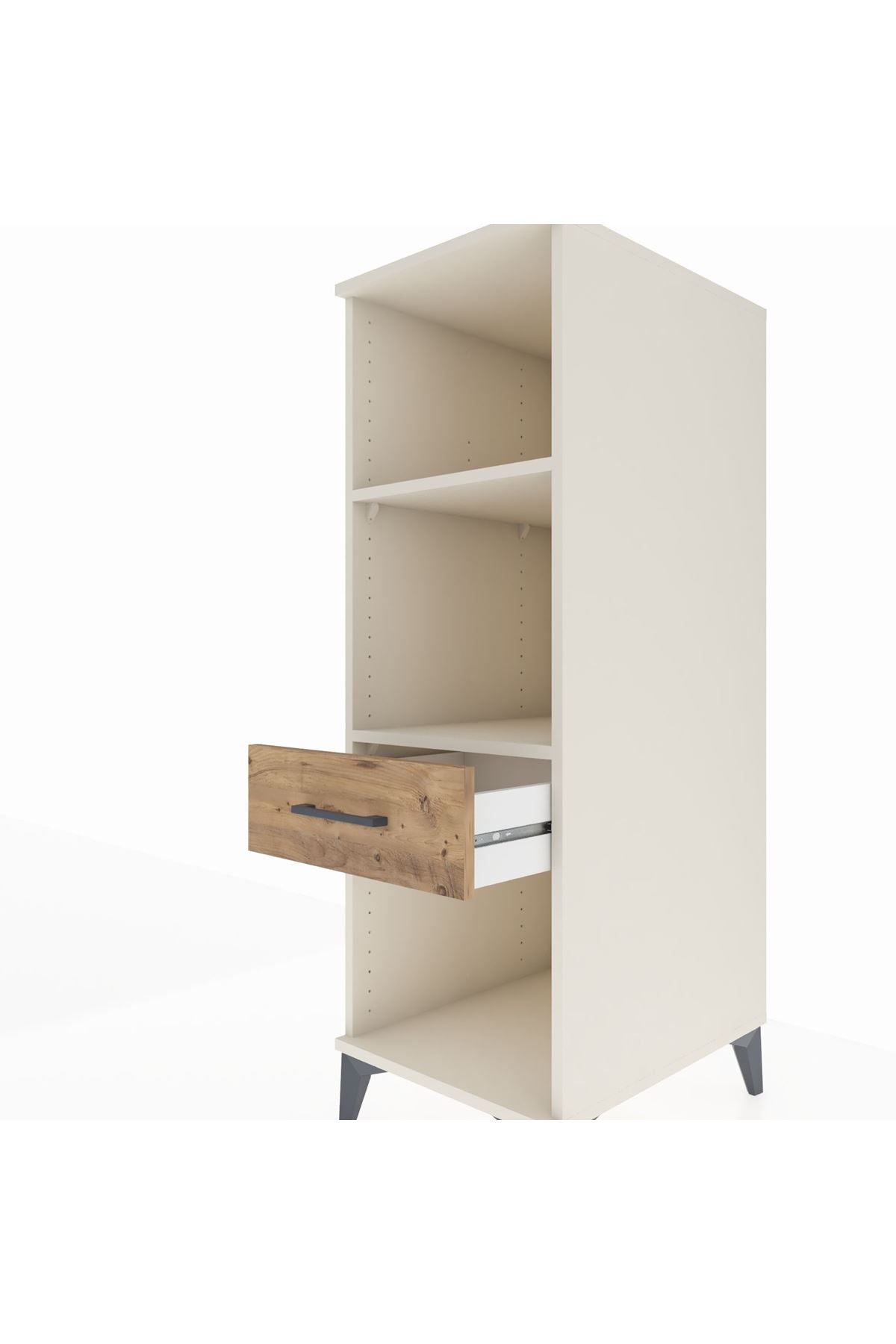 Kronos Dolap 2 Raflı Tek Çekmeceli 44x59x134 - S82M110V3C