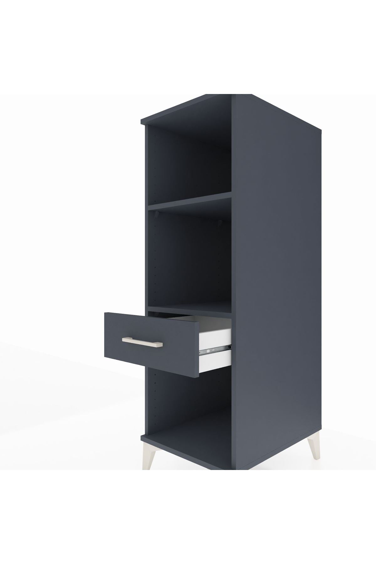 Kronos Dolap 2 Raflı Tek Çekmeceli 44x59x134 - S82M110V5C