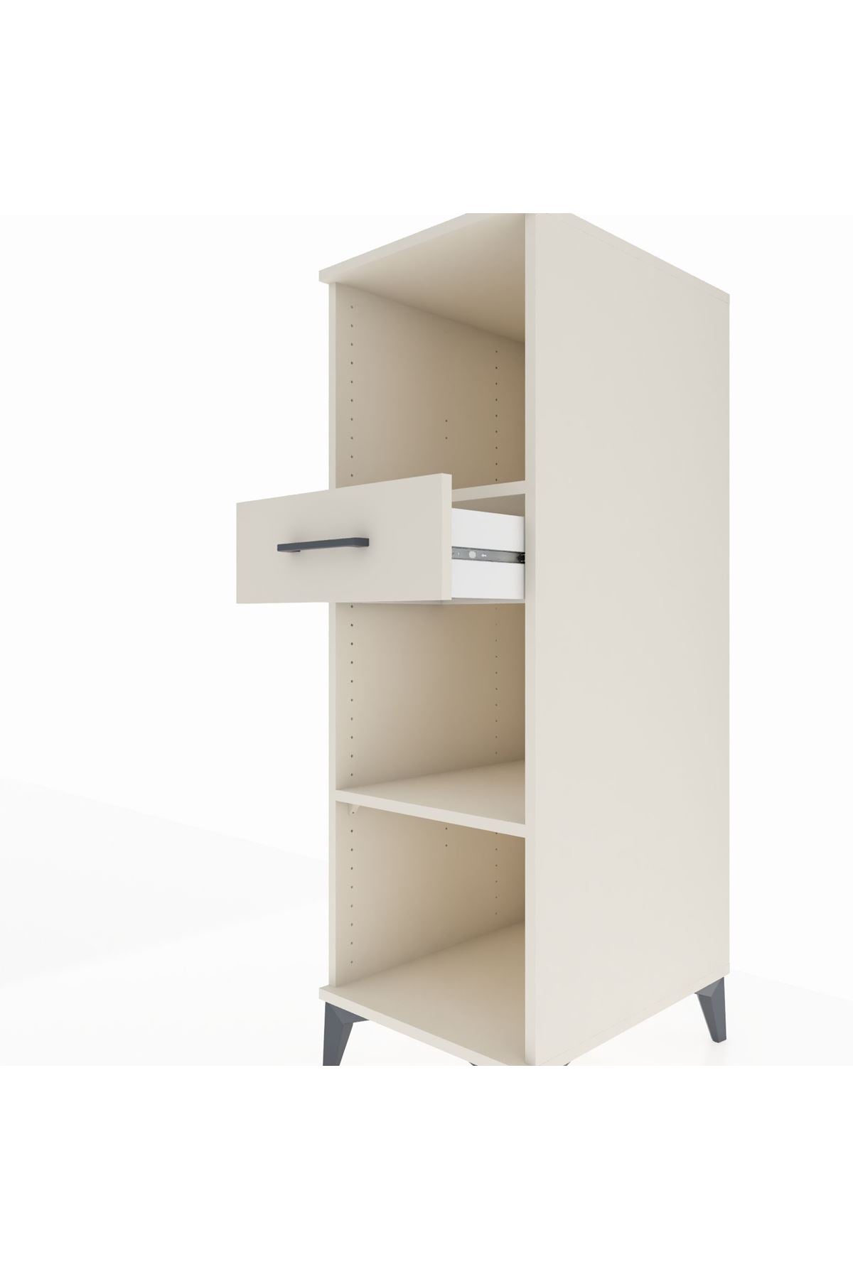 Kronos Dolap 2 Raflı Tek Çekmeceli 44x59x134 - S82M111V1C