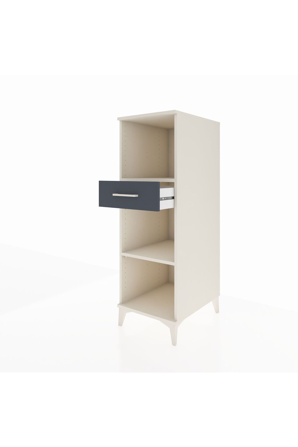 Kronos Dolap 2 Raflı Tek Çekmeceli 44x59x134 - S82M111V2C