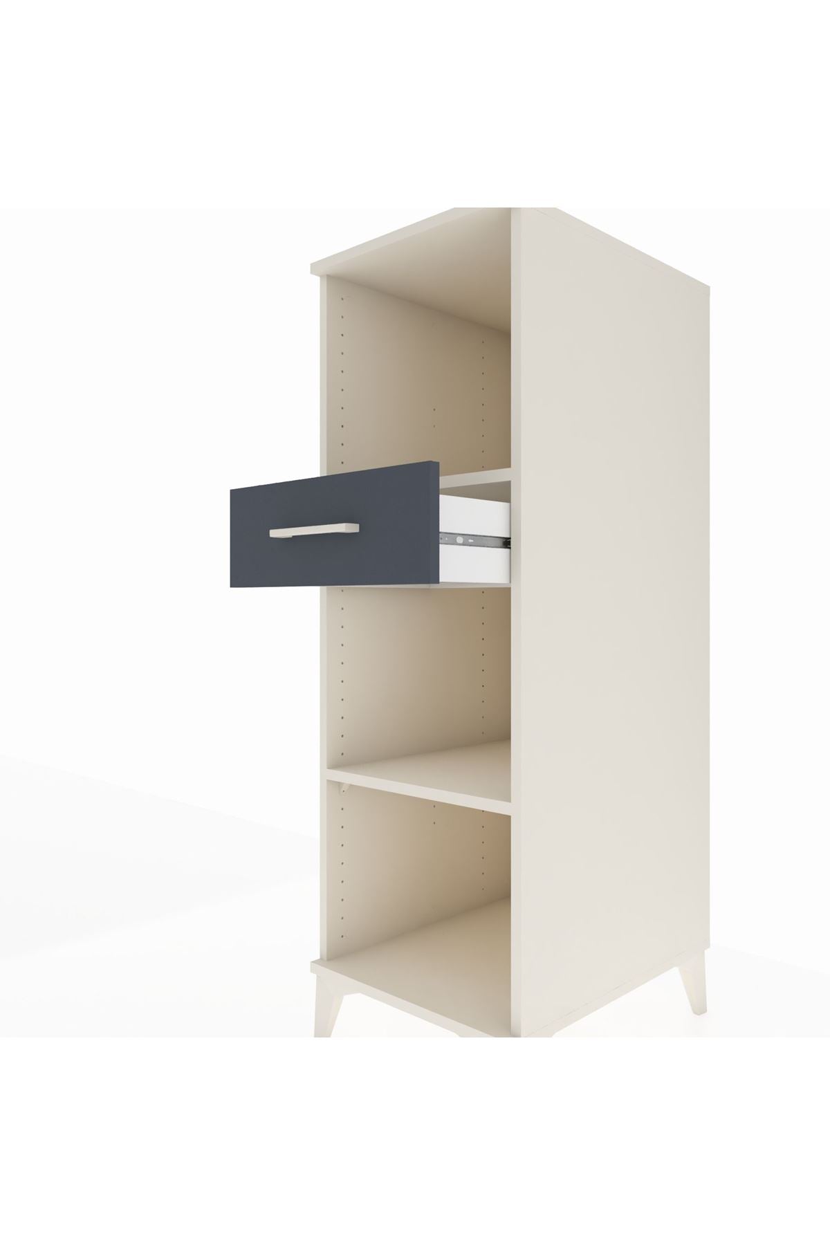 Kronos Dolap 2 Raflı Tek Çekmeceli 44x59x134 - S82M111V2C