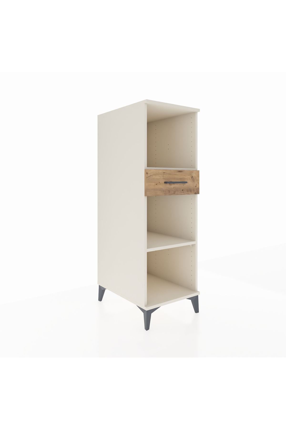 Kronos Dolap 2 Raflı Tek Çekmeceli 44x59x134 - S82M111V3C