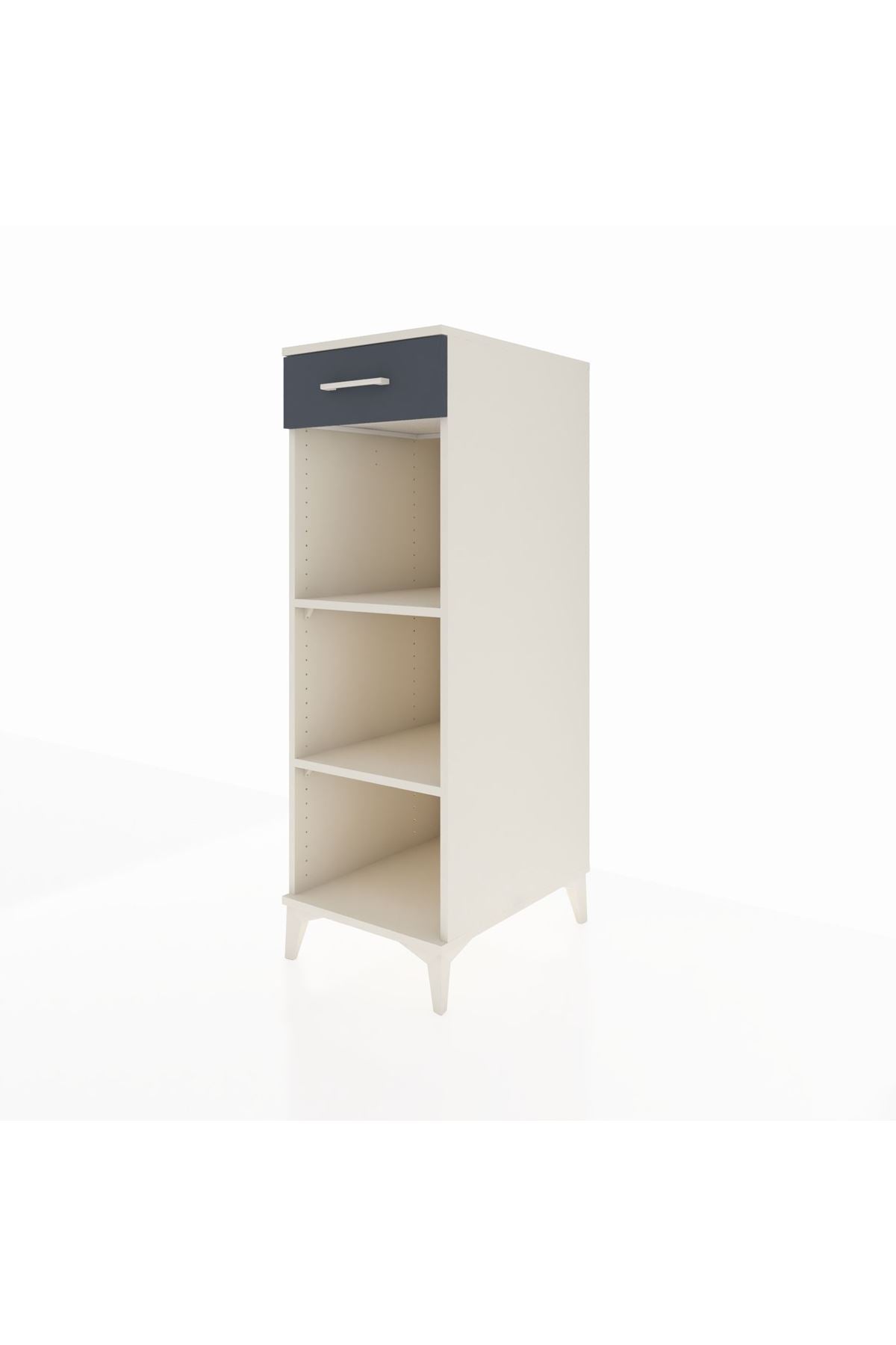 Kronos Dolap 2 Raflı Tek Çekmeceli 44x59x134 - S82M112V2C