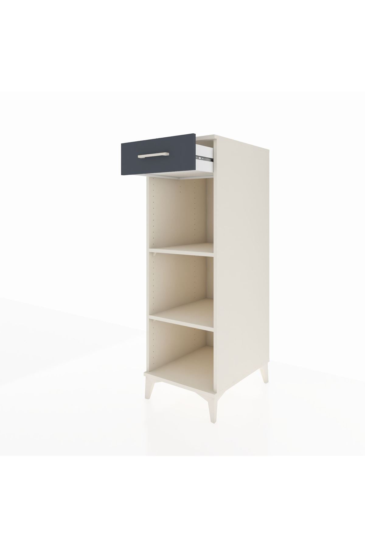 Kronos Dolap 2 Raflı Tek Çekmeceli 44x59x134 - S82M112V2C