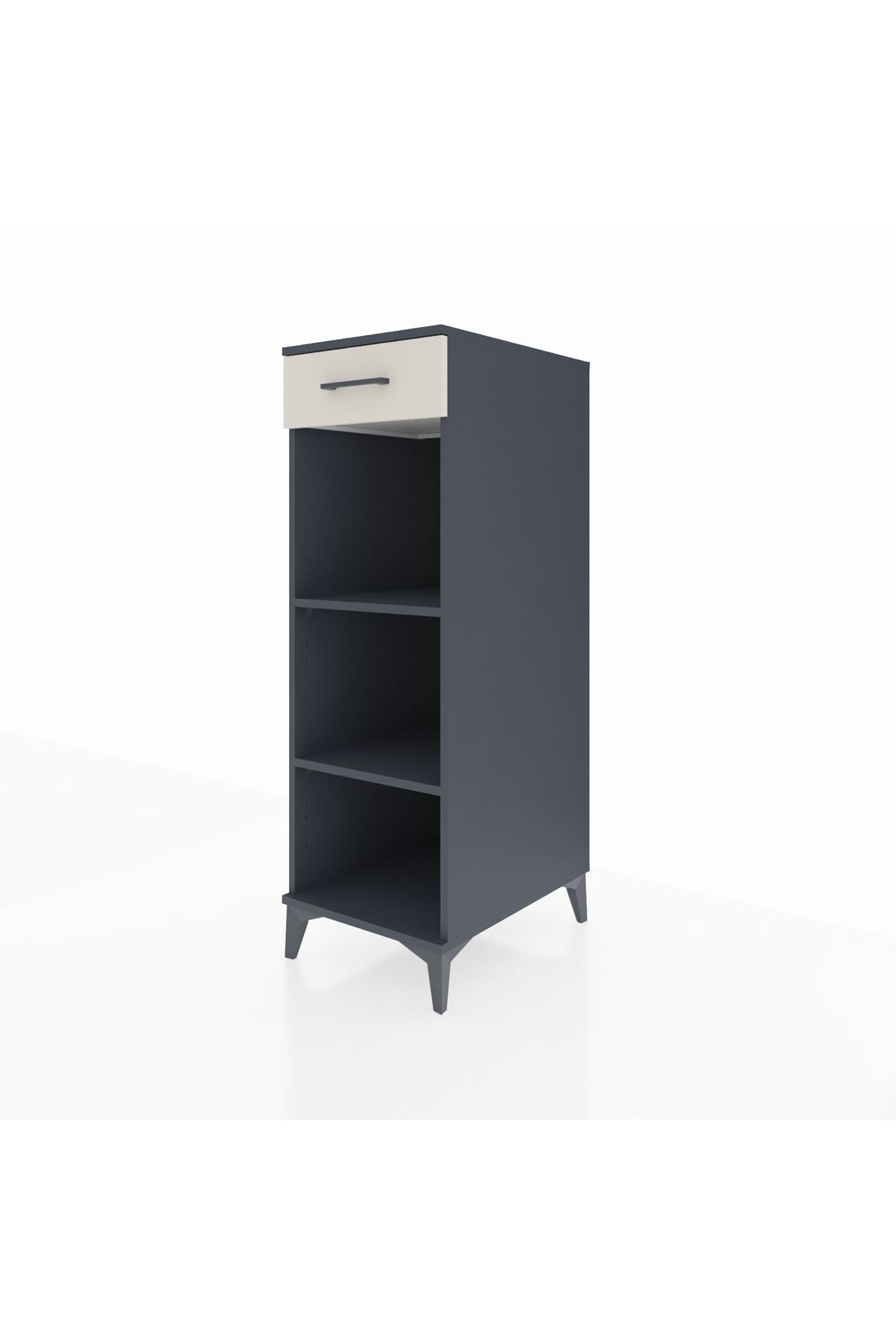 Kronos Dolap 2 Raflı Tek Çekmeceli 44x59x134 - S82M112V4C