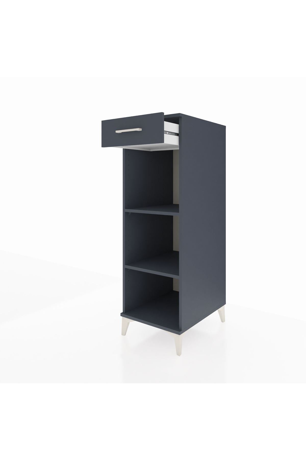 Kronos Dolap 2 Raflı Tek Çekmeceli 44x59x134 - S82M112V5C