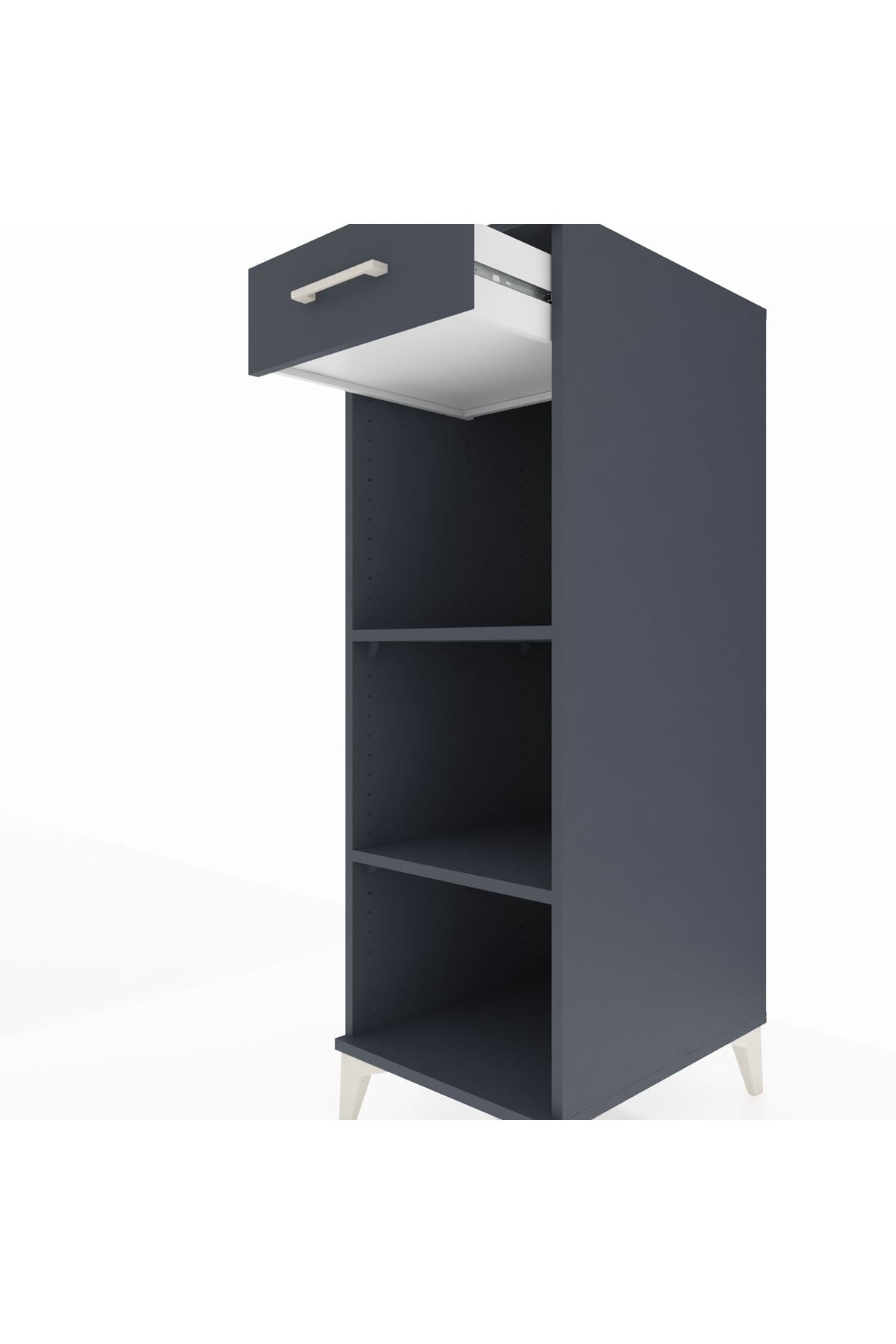 Kronos Dolap 2 Raflı Tek Çekmeceli 44x59x134 - S82M112V5C