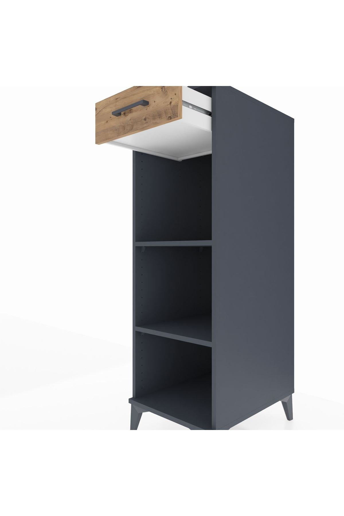 Kronos Dolap 2 Raflı Tek Çekmeceli 44x59x134 - S82M112V6C
