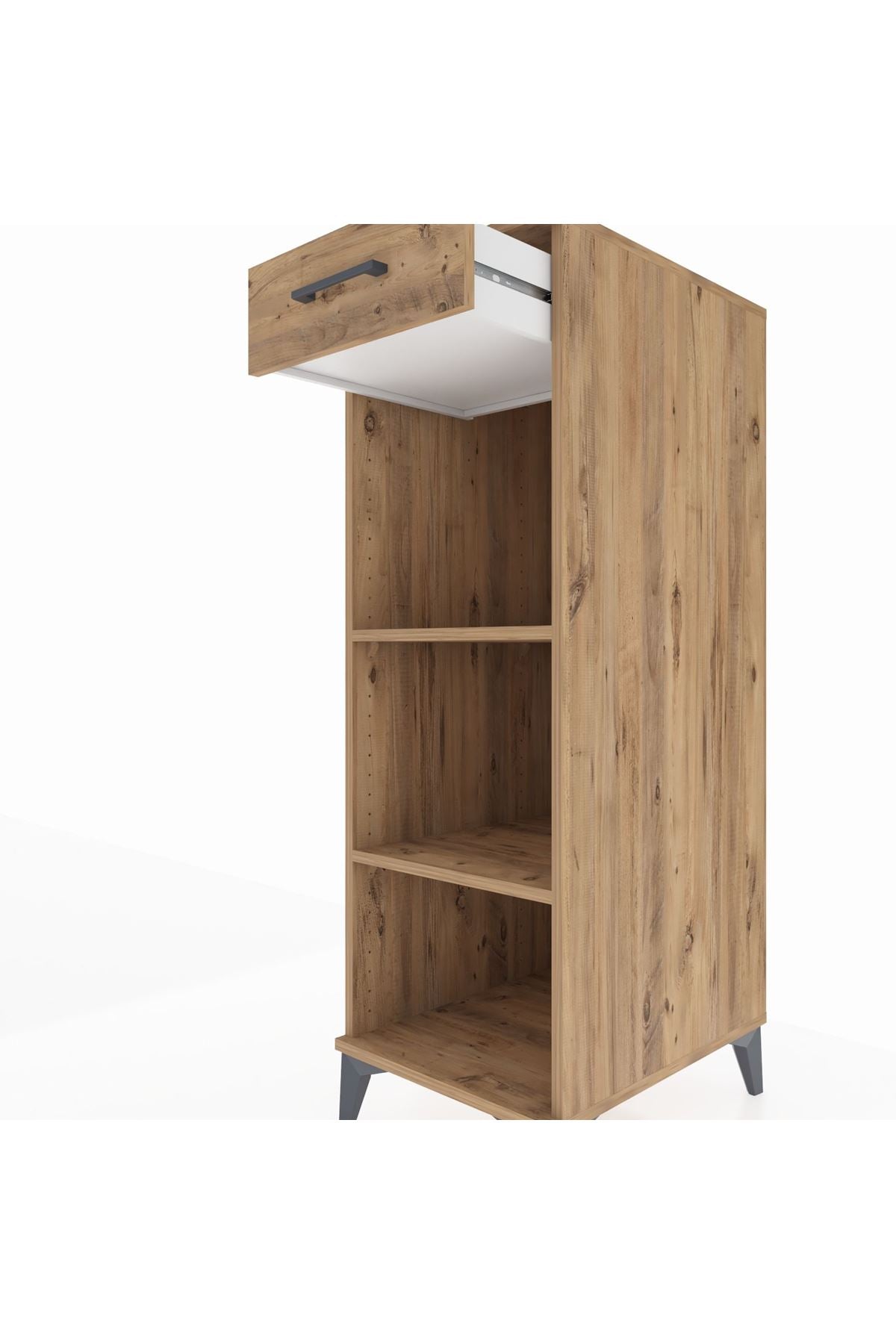 Kronos Dolap 2 Raflı Tek Çekmeceli 44x59x134 - S82M112V9C
