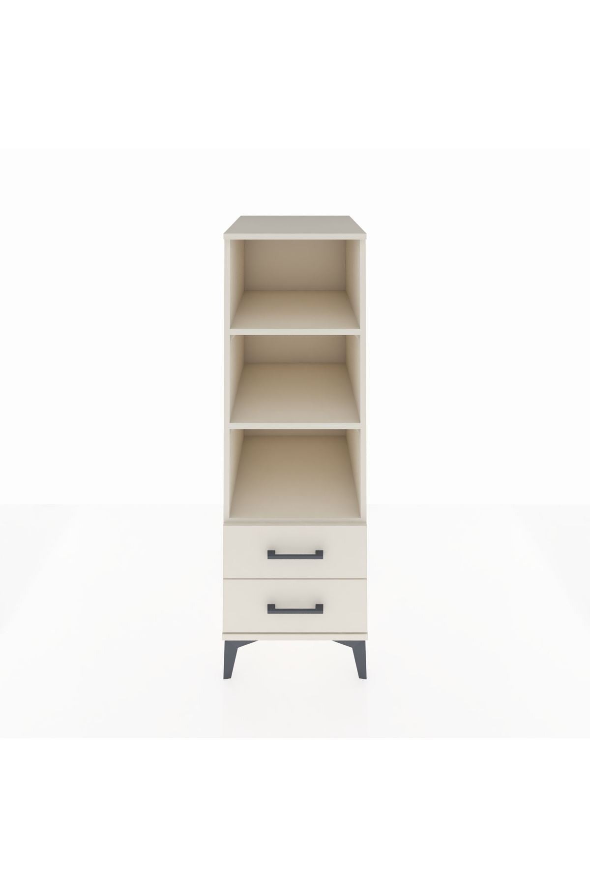 Kronos Dolap 3 Raflı 2 Çekmeceli 44x59x134 - S82M113V1C