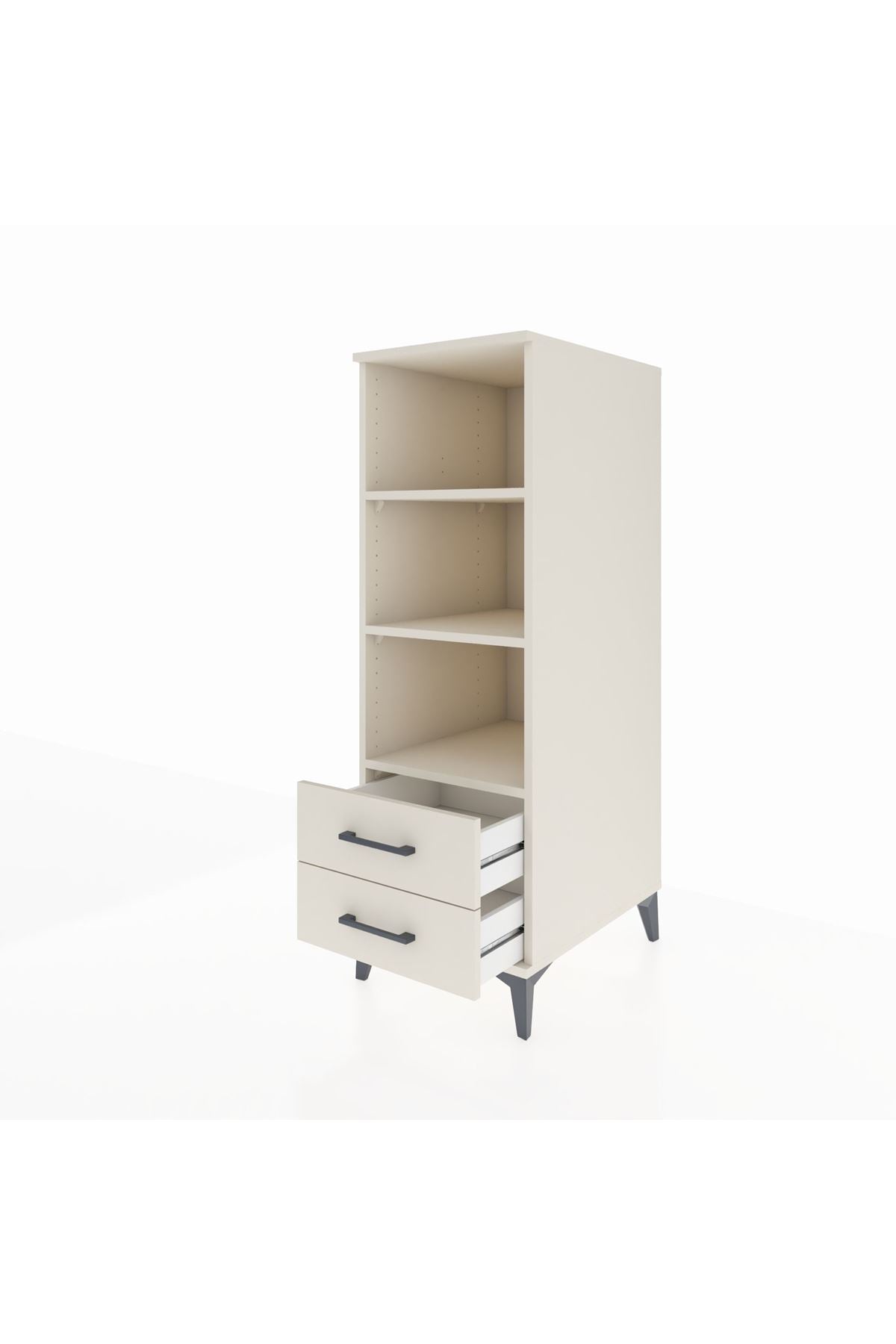 Kronos Dolap 3 Raflı 2 Çekmeceli 44x59x134 - S82M113V1C