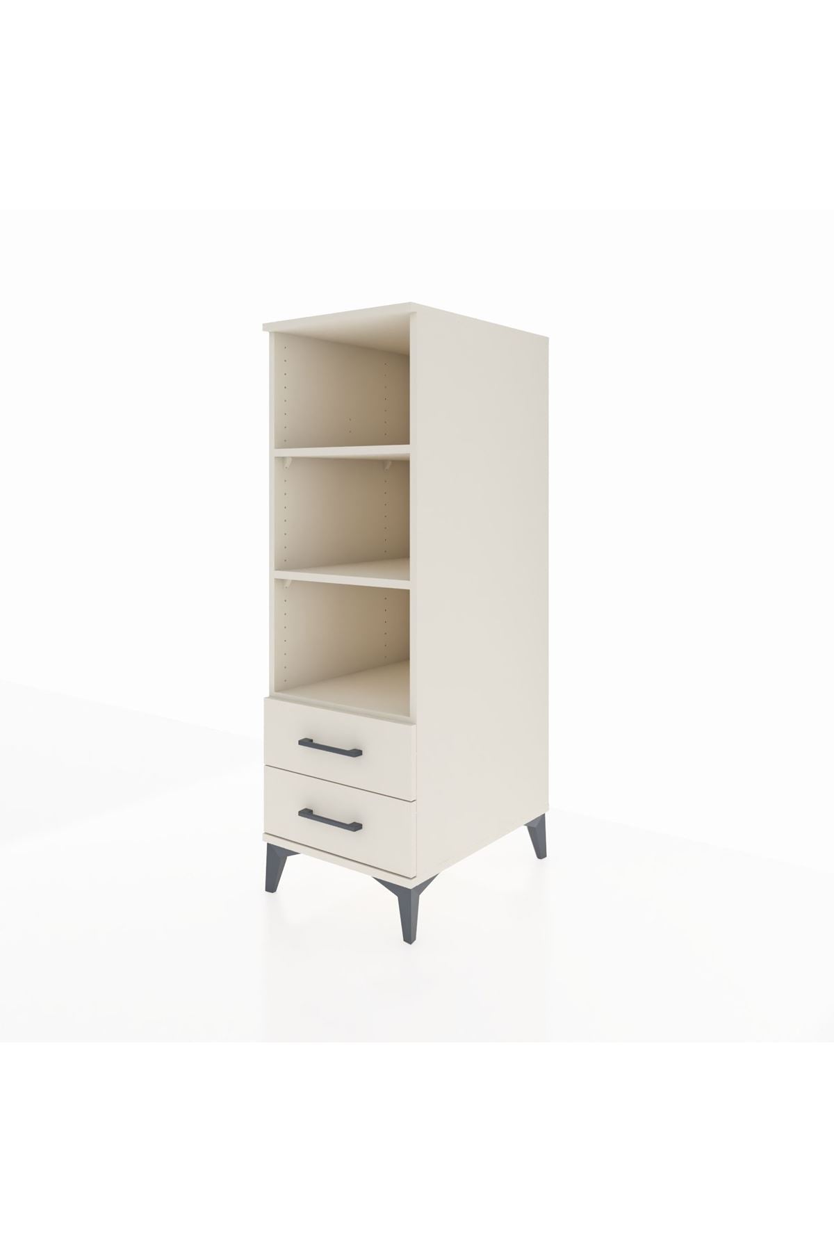 Kronos Dolap 3 Raflı 2 Çekmeceli 44x59x134 - S82M113V1C