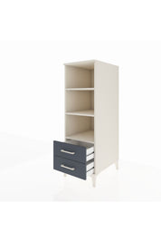 Kronos Dolap 3 Raflı 2 Çekmeceli 44x59x134 - S82M113V2C