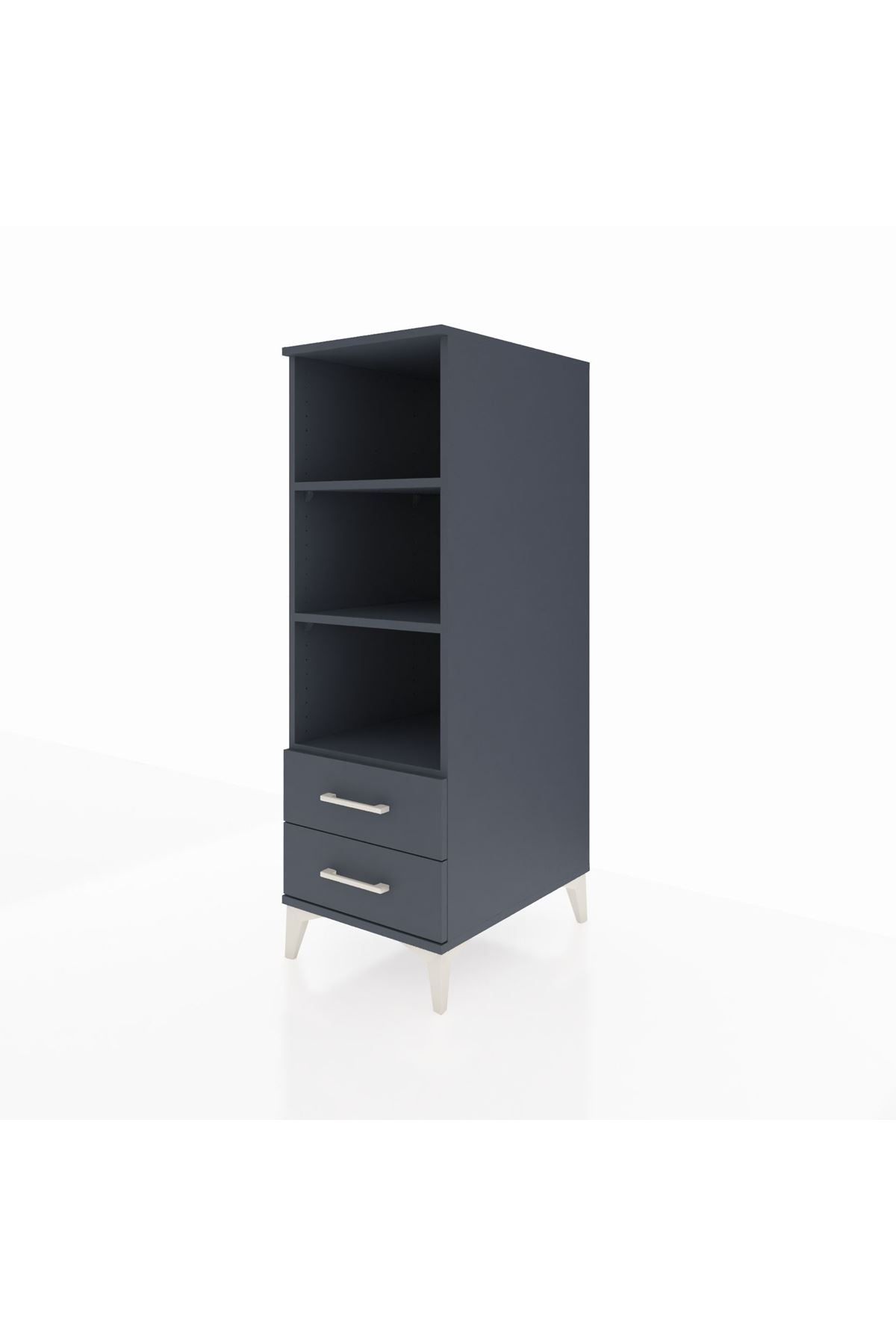 Kronos Dolap 3 Raflı 2 Çekmeceli 44x59x134 - S82M113V5C
