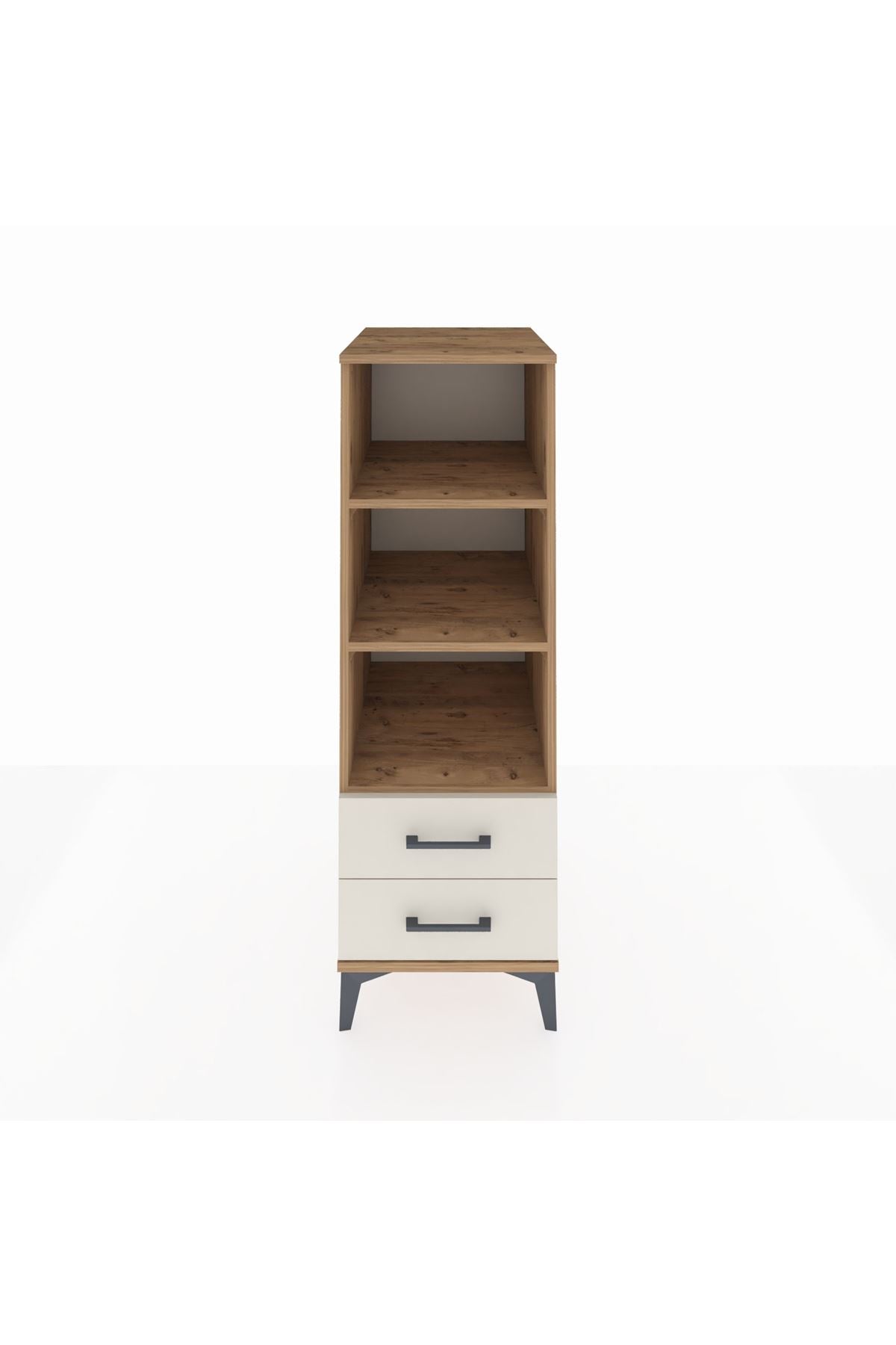 Kronos Dolap 3 Raflı 2 Çekmeceli 44x59x134 - S82M113V7C