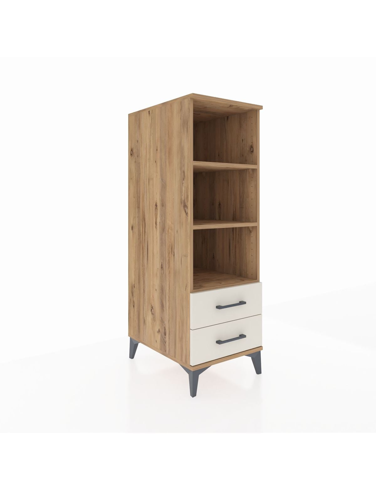 Kronos Dolap 3 Raflı 2 Çekmeceli 44x59x134 - S82M113V7C