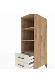 Kronos Dolap 3 Raflı 2 Çekmeceli 44x59x134 - S82M113V7C