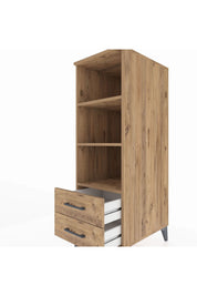 Kronos Dolap 3 Raflı 2 Çekmeceli 44x59x134 - S82M113V9C