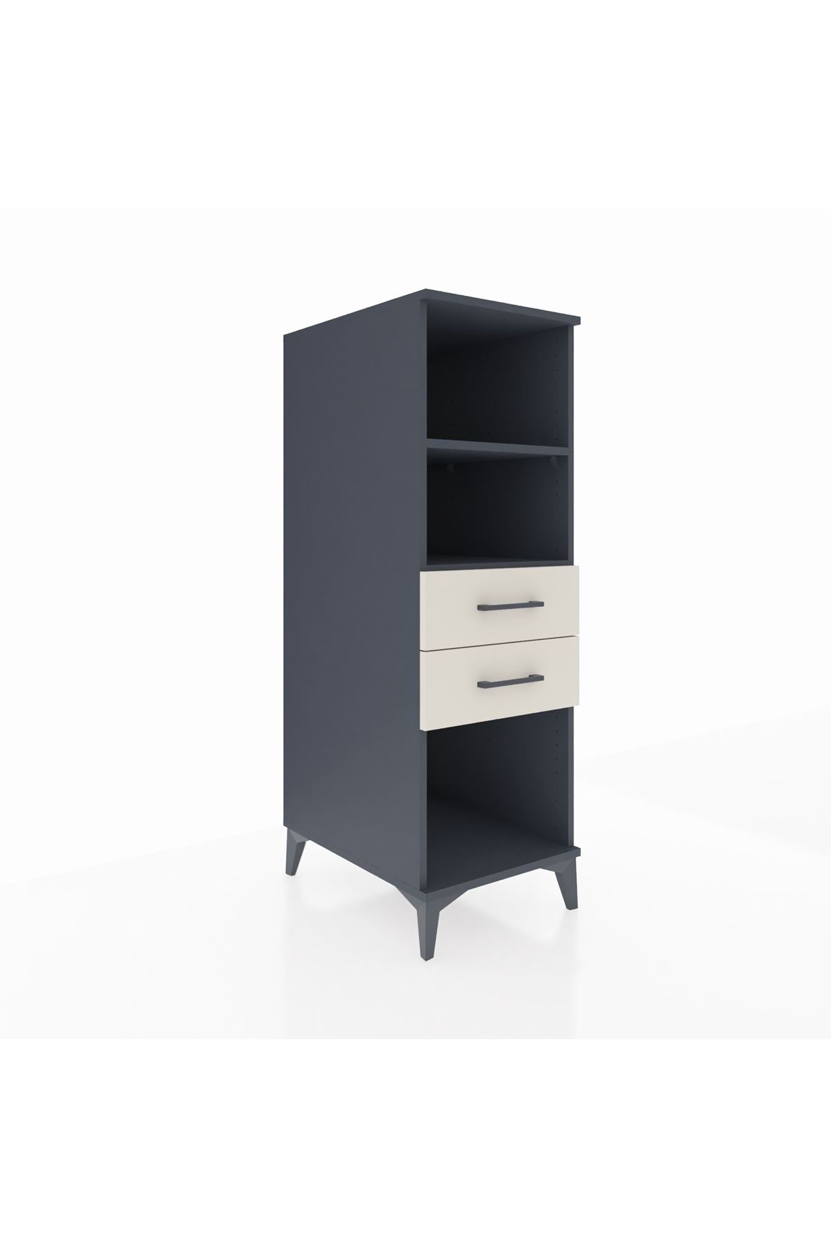 Kronos Dolap 2 Raflı 2 Çekmeceli 44x59x134 - S82M114V4C