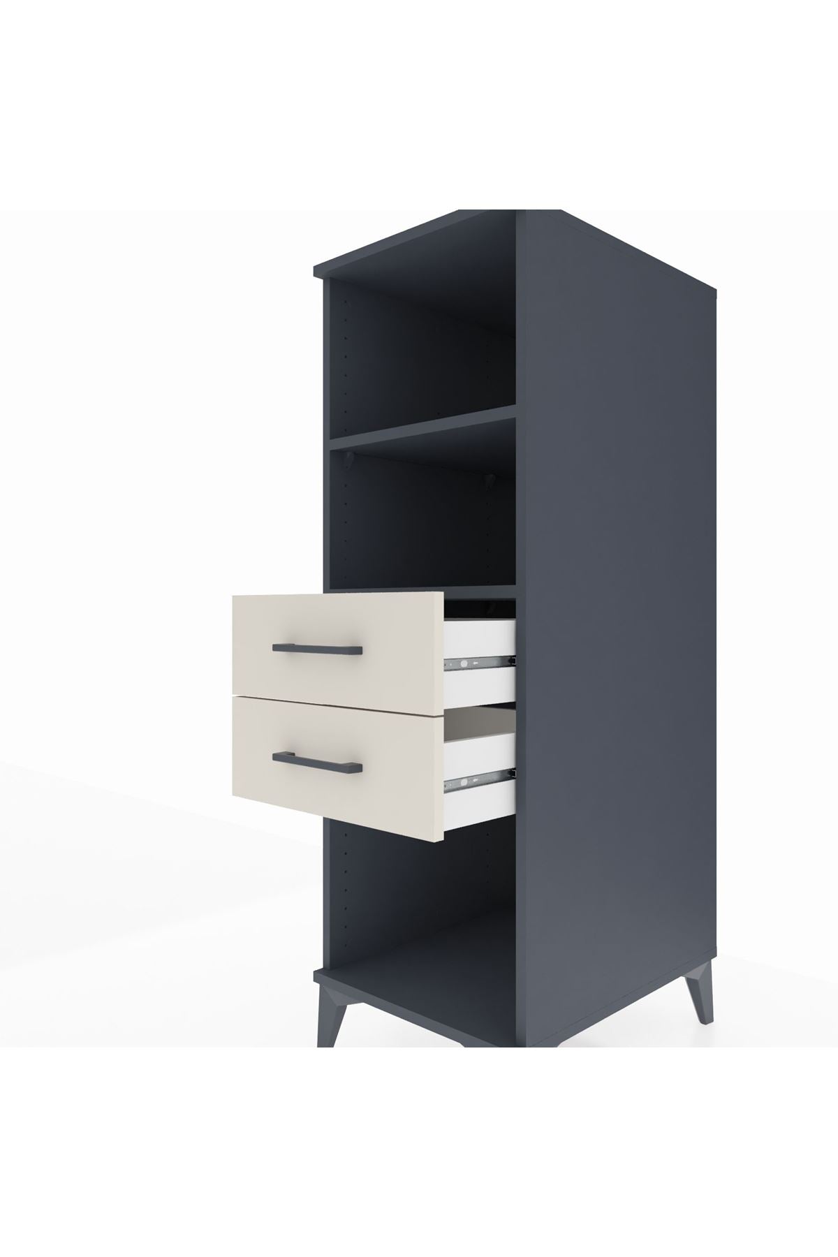Kronos Dolap 2 Raflı 2 Çekmeceli 44x59x134 - S82M114V4C