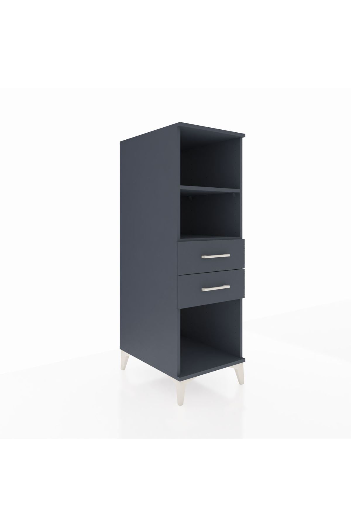 Kronos Dolap 2 Raflı 2 Çekmeceli 44x59x134 - S82M114V5C