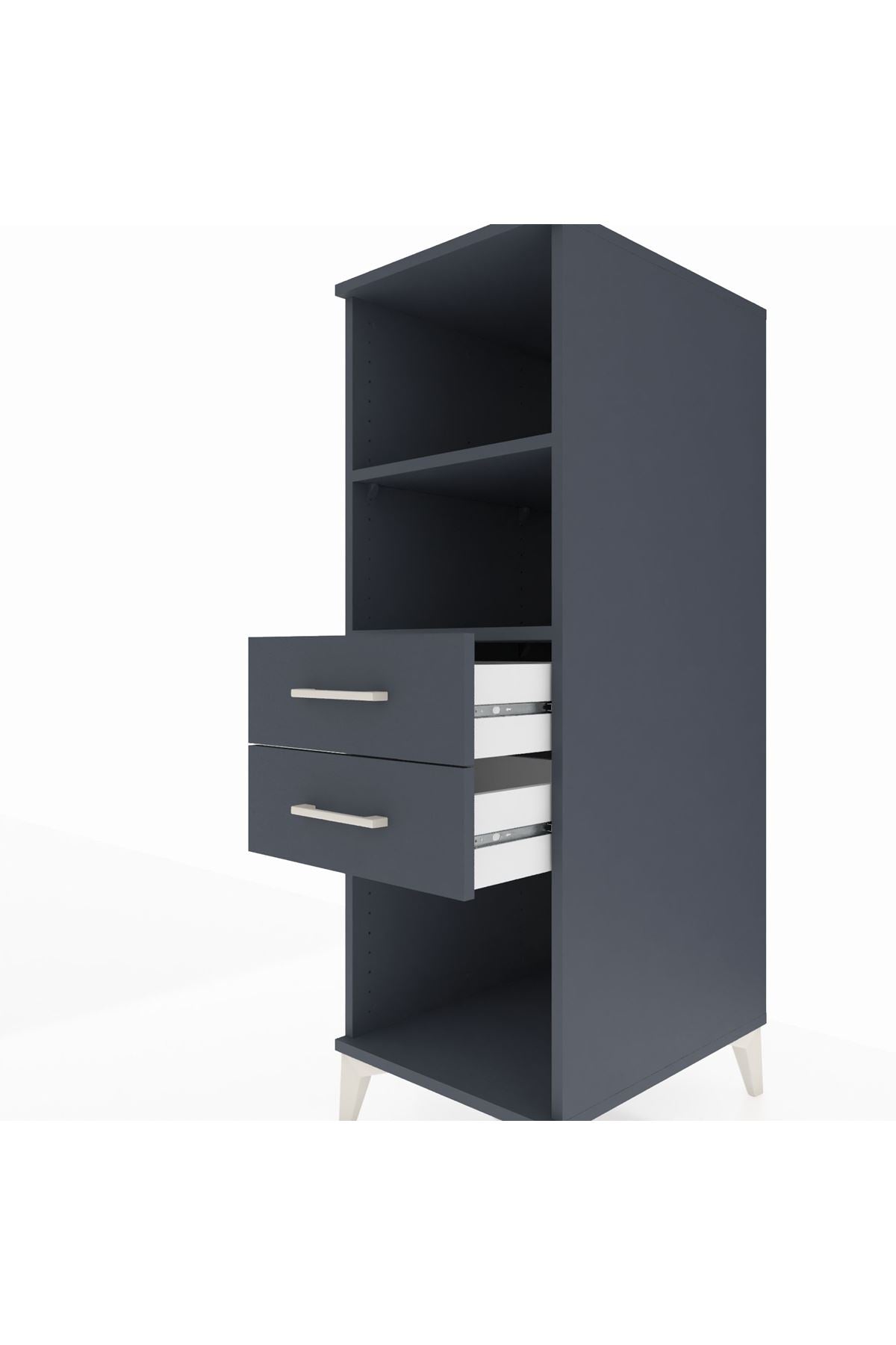 Kronos Dolap 2 Raflı 2 Çekmeceli 44x59x134 - S82M114V5C