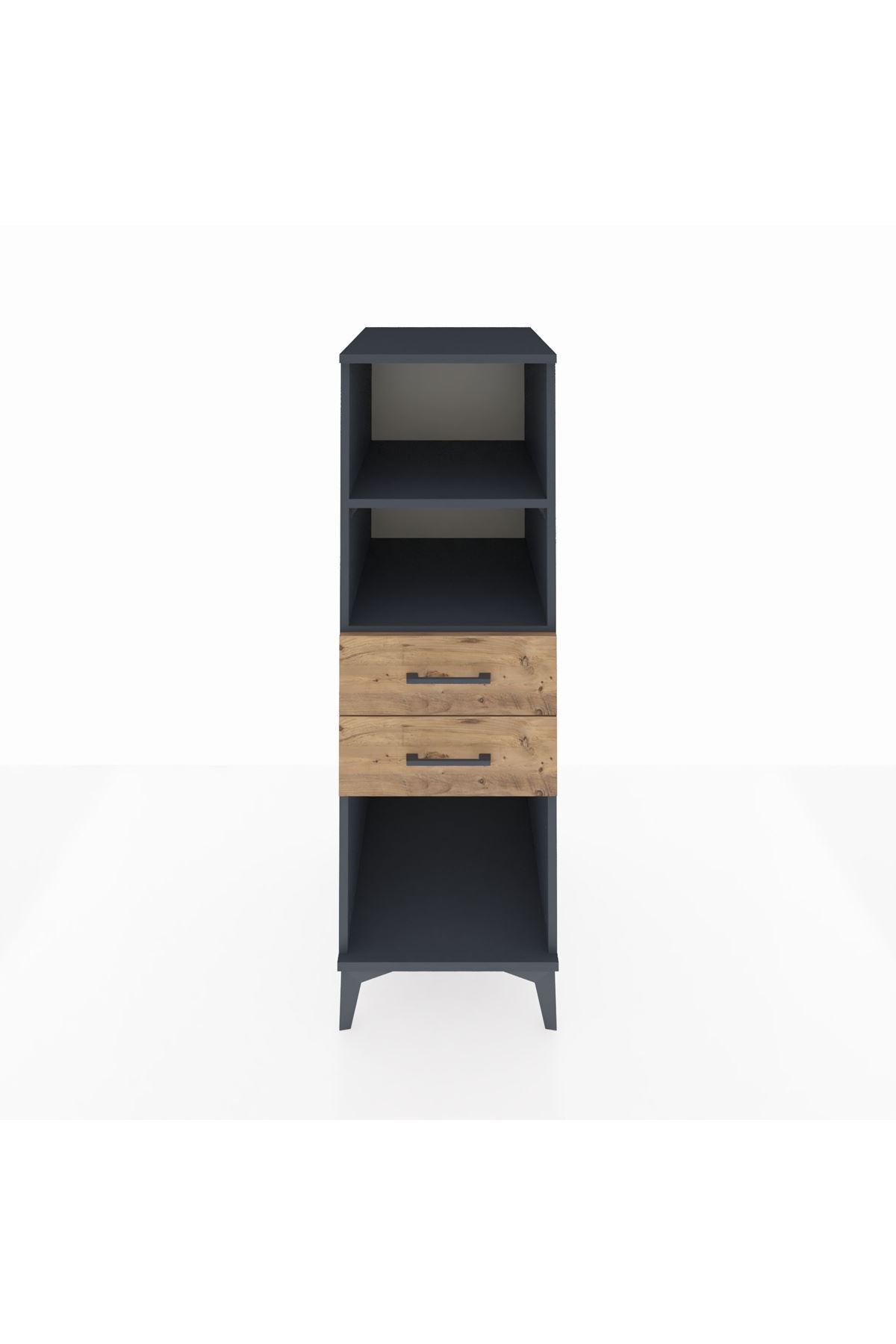 Kronos Dolap 2 Raflı 2 Çekmeceli 44x59x134 - S82M114V6C
