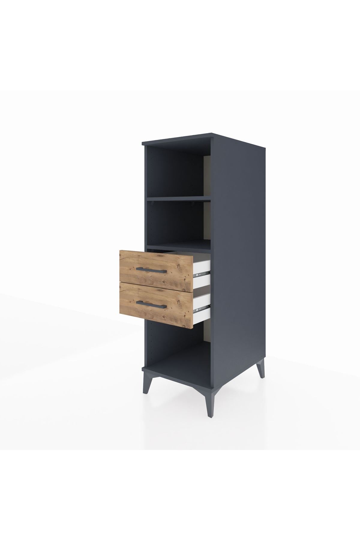 Kronos Dolap 2 Raflı 2 Çekmeceli 44x59x134 - S82M114V6C