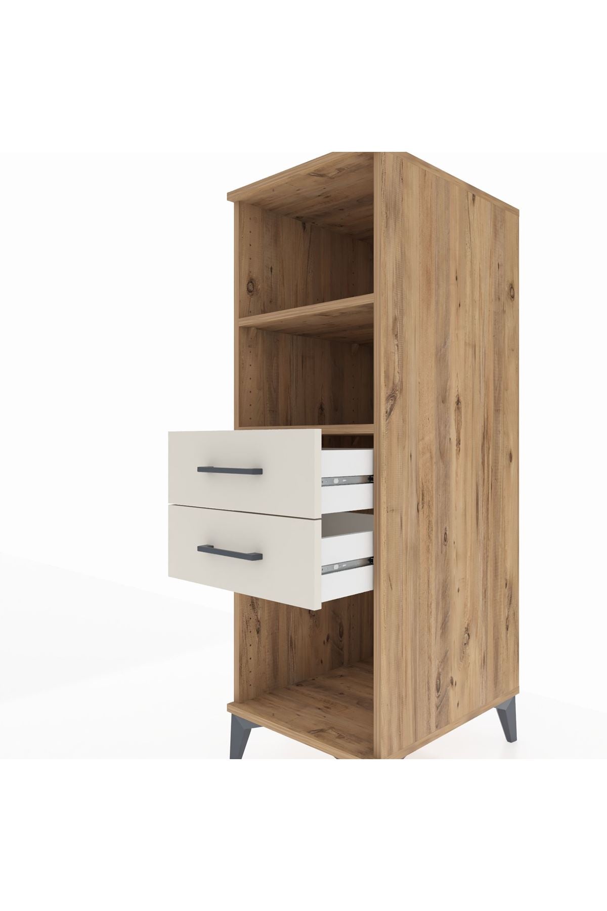 Kronos Dolap 2 Raflı 2 Çekmeceli 44x59x134 - S82M114V7C