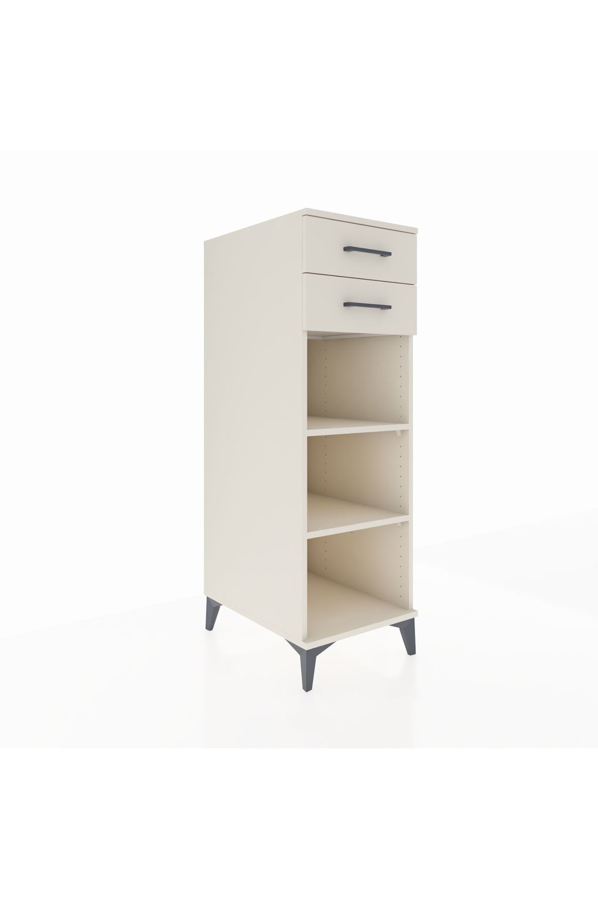 Kronos Dolap 2 Raflı 2 Çekmeceli 44x59x134 - S82M115V1C