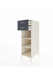 Kronos Dolap 2 Raflı 2 Çekmeceli 44x59x134 - S82M115V2C