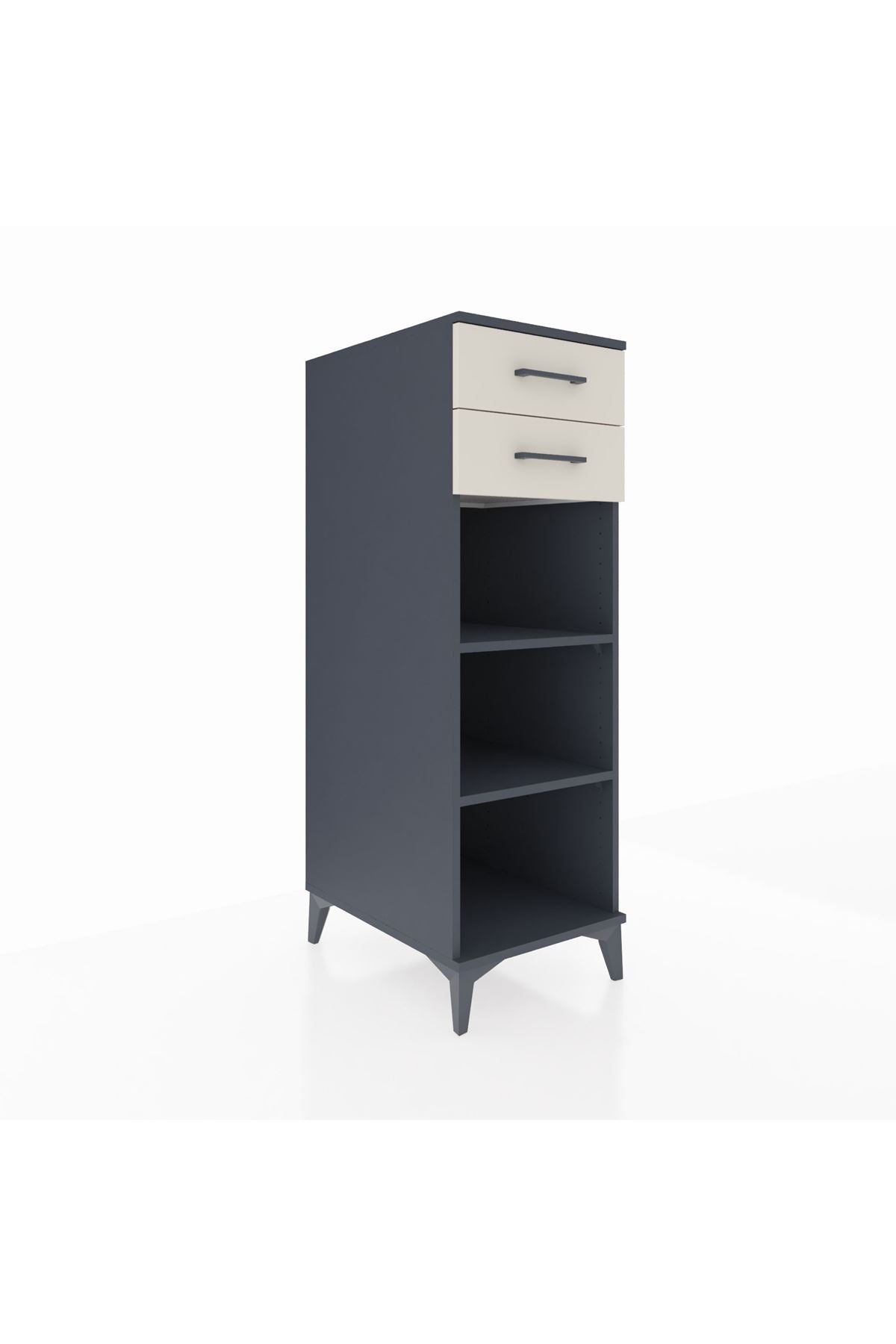 Kronos Dolap 2 Raflı 2 Çekmeceli 44x59x134 - S82M115V4C