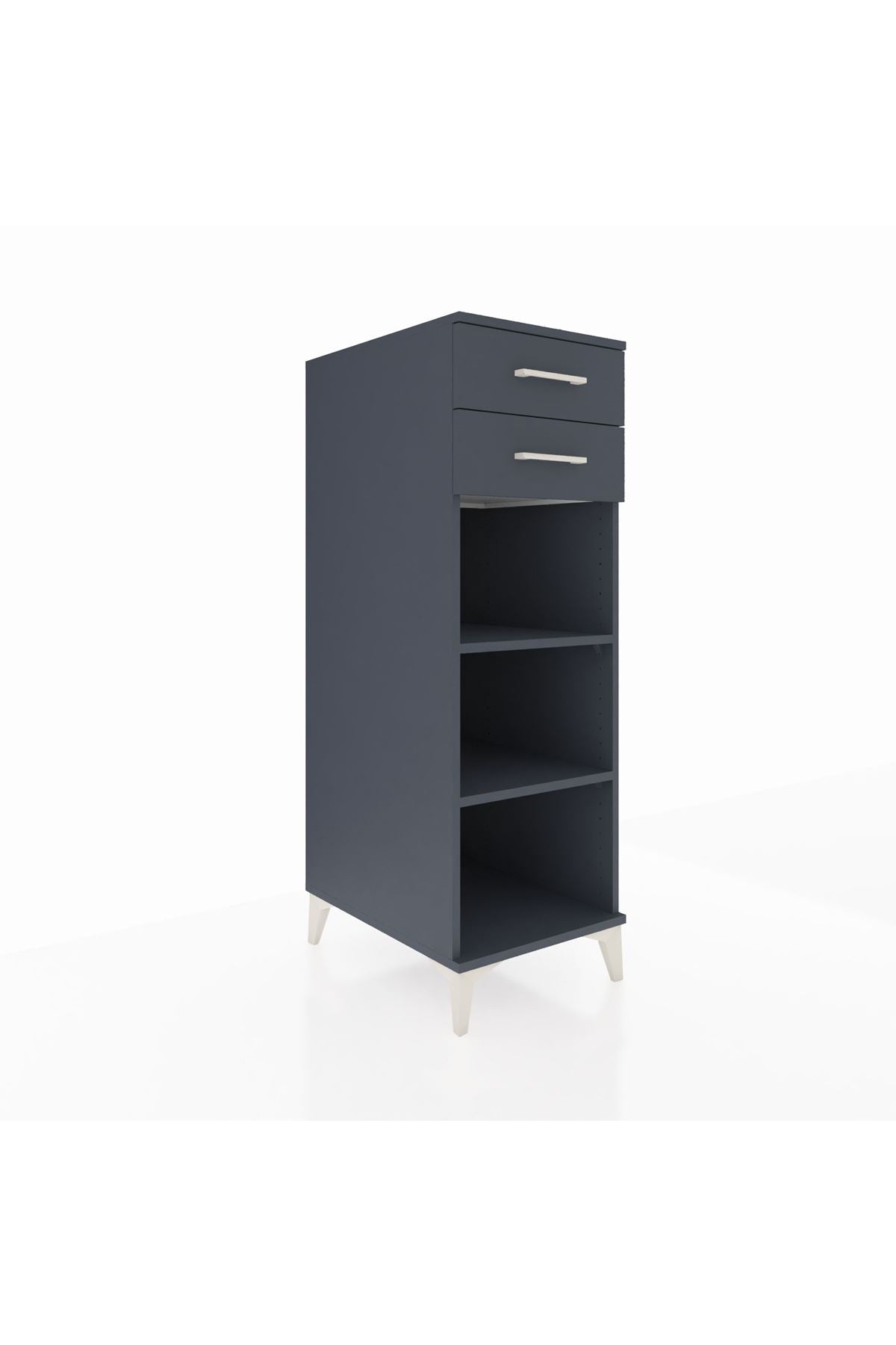 Kronos Dolap 2 Raflı 2 Çekmeceli 44x59x134 - S82M115V5C