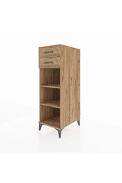 Kronos Dolap 2 Raflı 2 Çekmeceli 44x59x134 - S82M115V9C