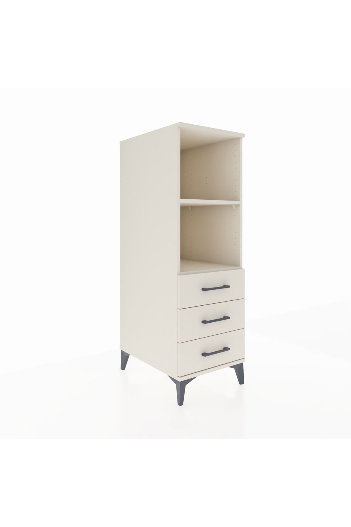 Kronos Dolap 2 Raflı 3 Çekmeceli 44x59x134 - S82M116V1C