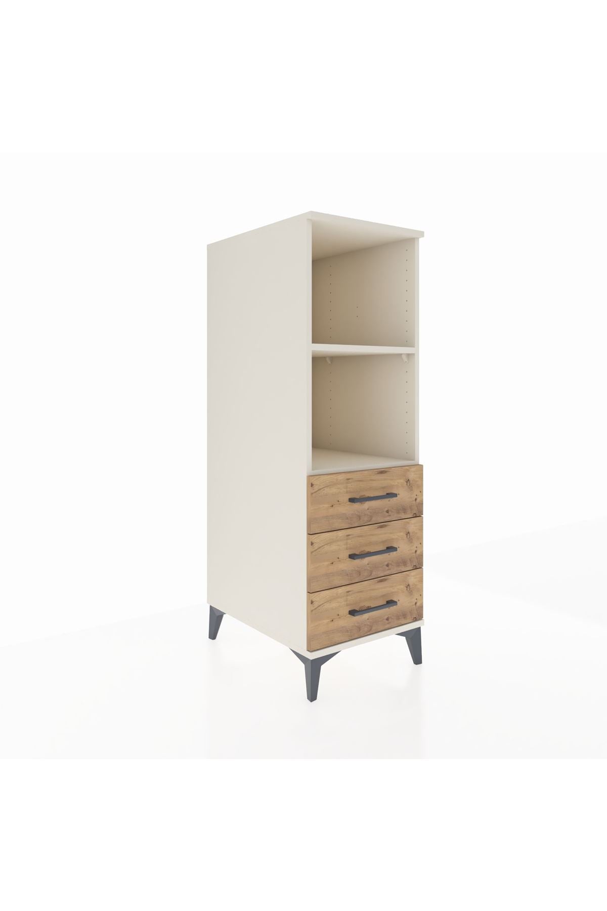 Kronos Dolap 2 Raflı 3 Çekmeceli 44x59x134 - S82M116V3C