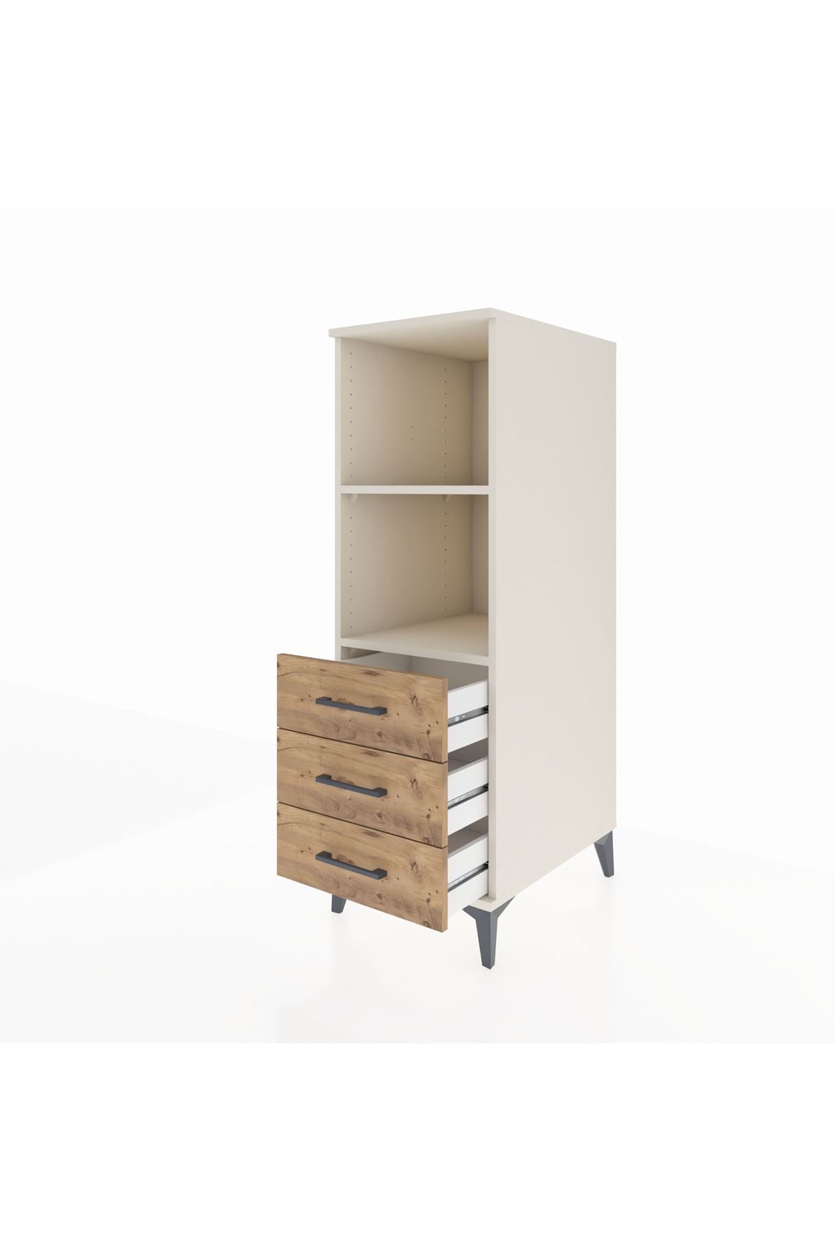 Kronos Dolap 2 Raflı 3 Çekmeceli 44x59x134 - S82M116V3C
