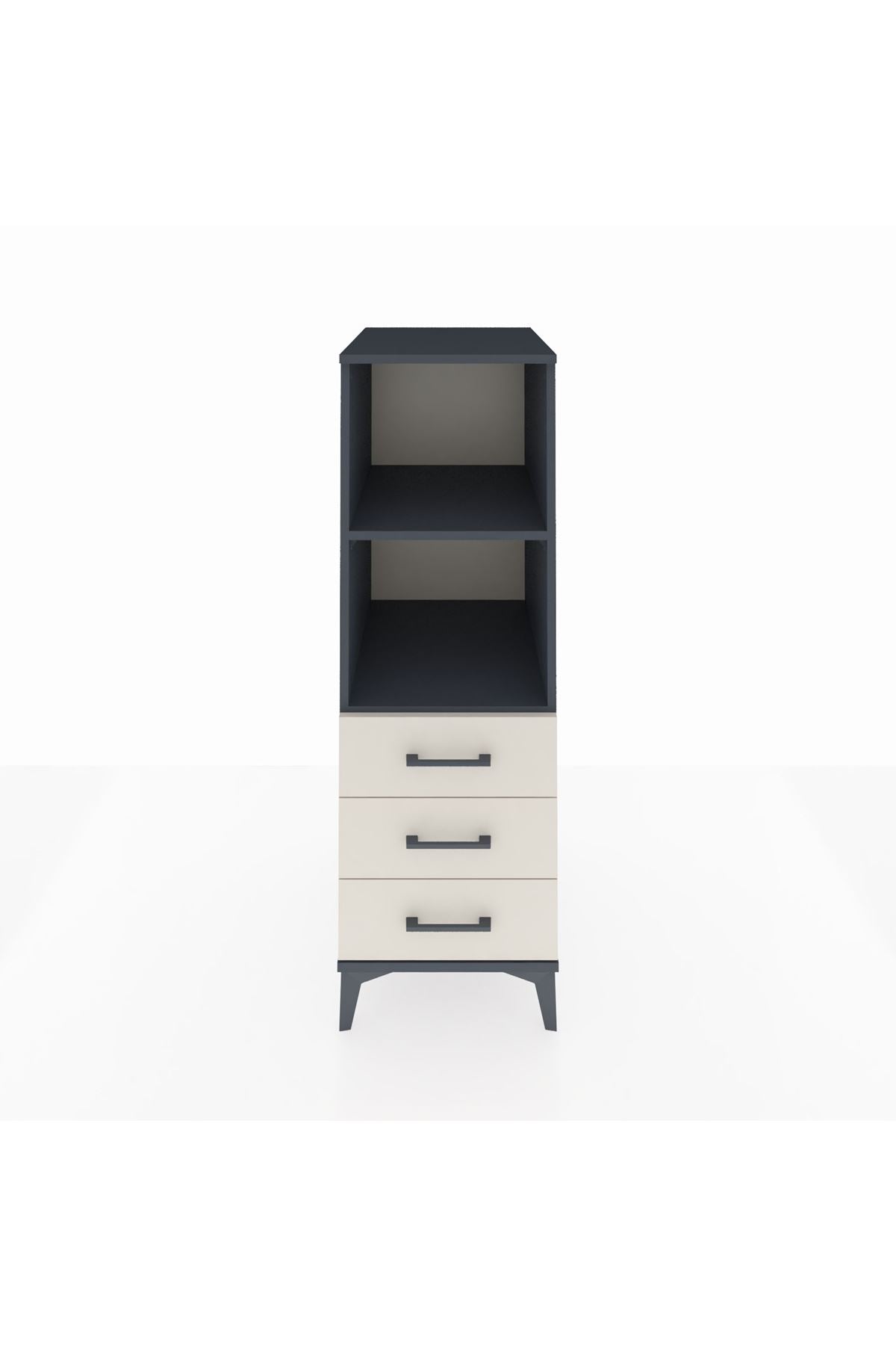 Kronos Dolap 2 Raflı 3 Çekmeceli 44x59x134 - S82M116V4C