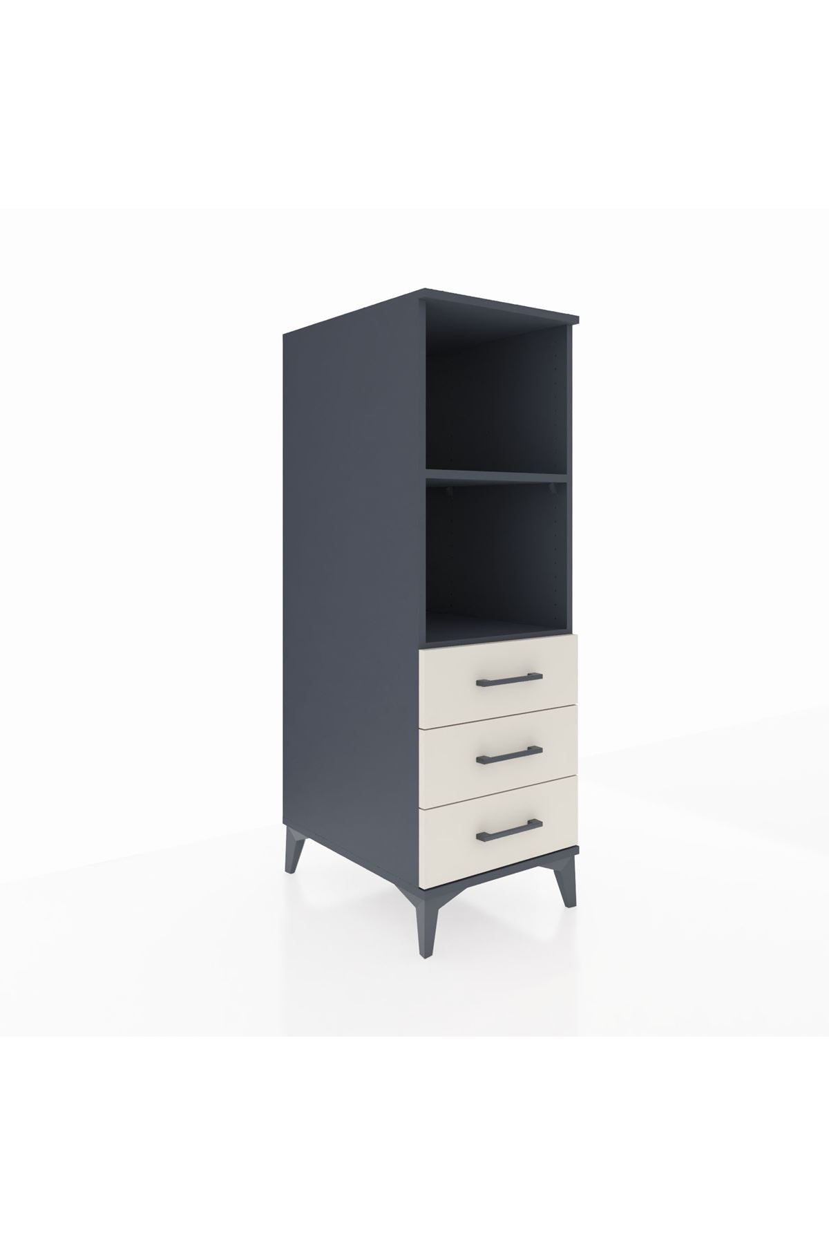 Kronos Dolap 2 Raflı 3 Çekmeceli 44x59x134 - S82M116V4C