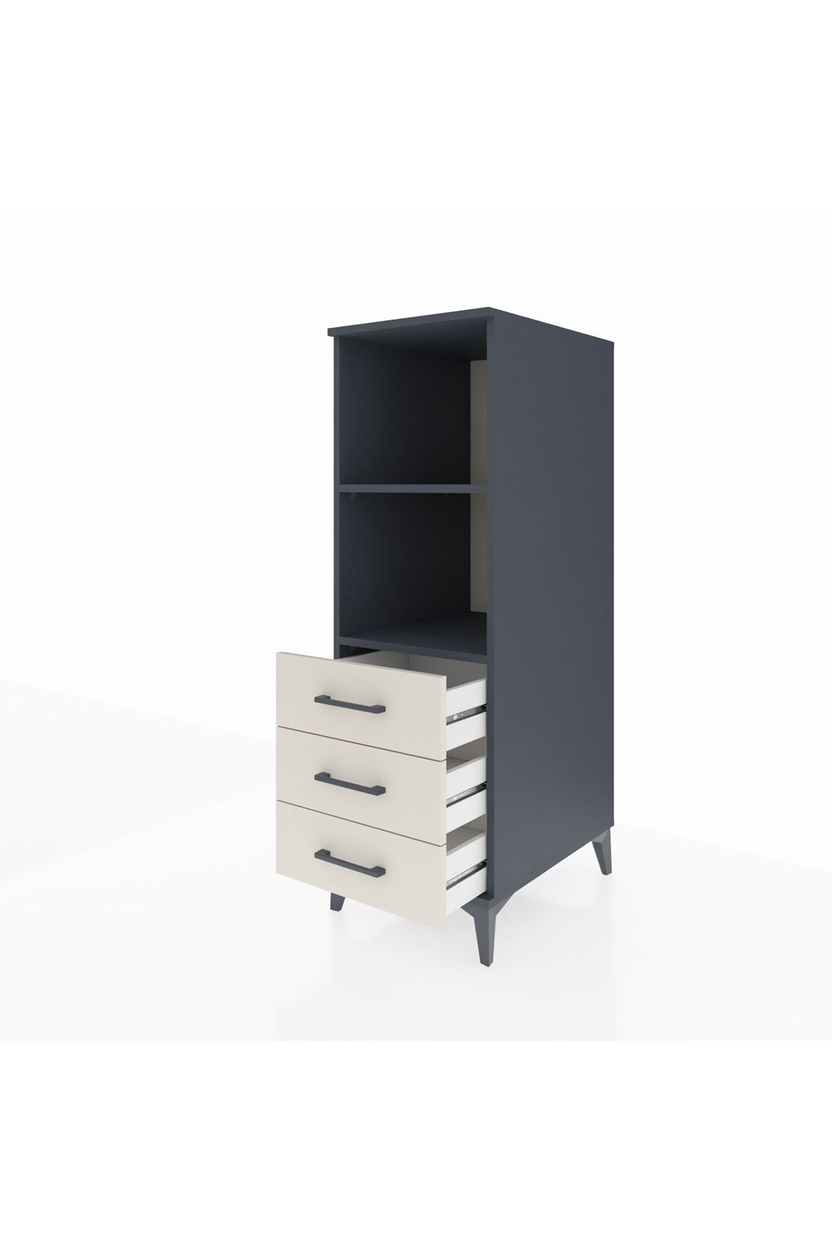 Kronos Dolap 2 Raflı 3 Çekmeceli 44x59x134 - S82M116V4C