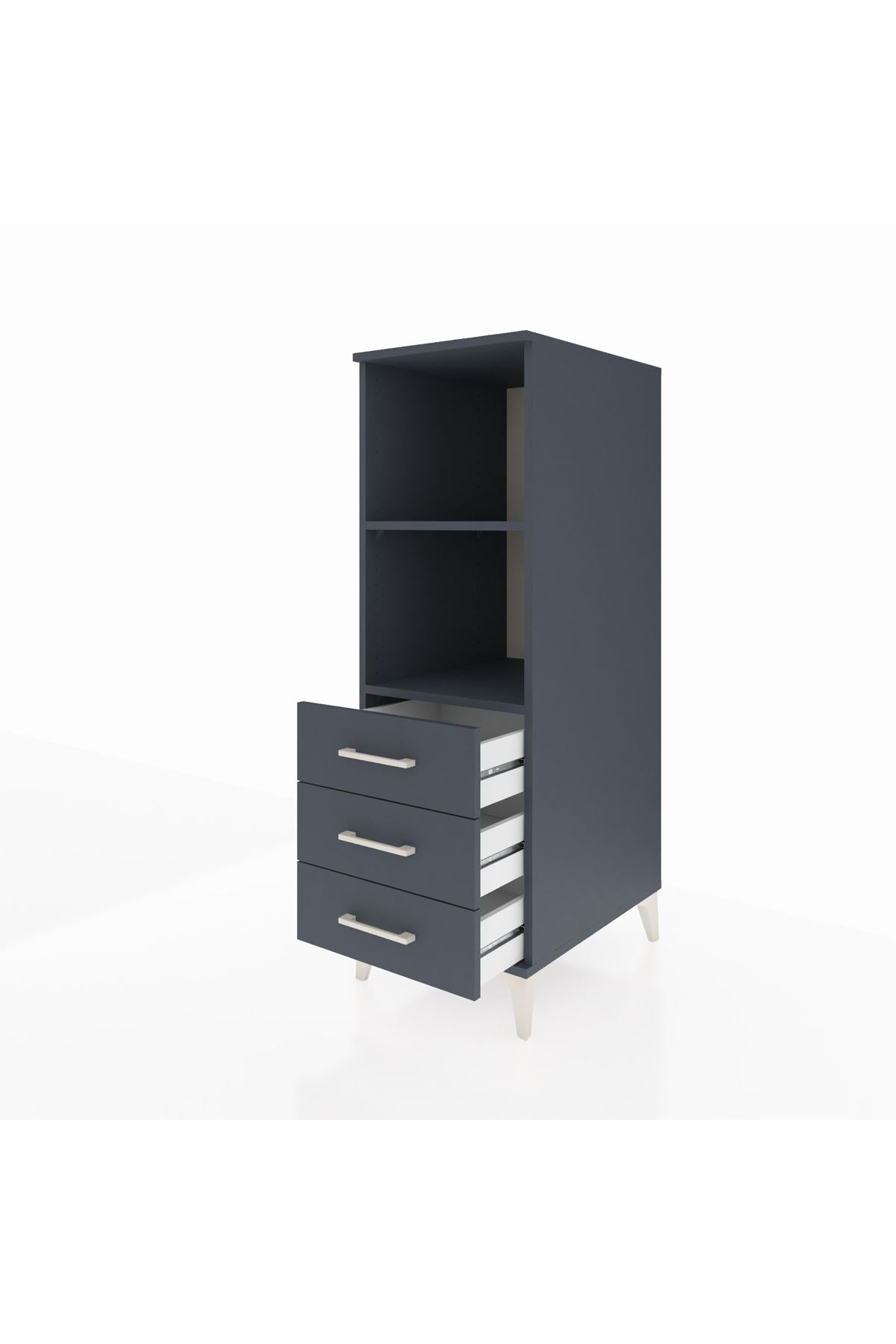 Kronos Dolap 2 Raflı 3 Çekmeceli 44x59x134 - S82M116V5C