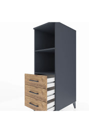Kronos Dolap 2 Raflı 3 Çekmeceli 44x59x134 - S82M116V6C