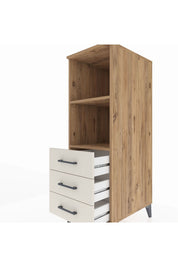 Kronos Dolap 2 Raflı 3 Çekmeceli 44x59x134 - S82M116V7C