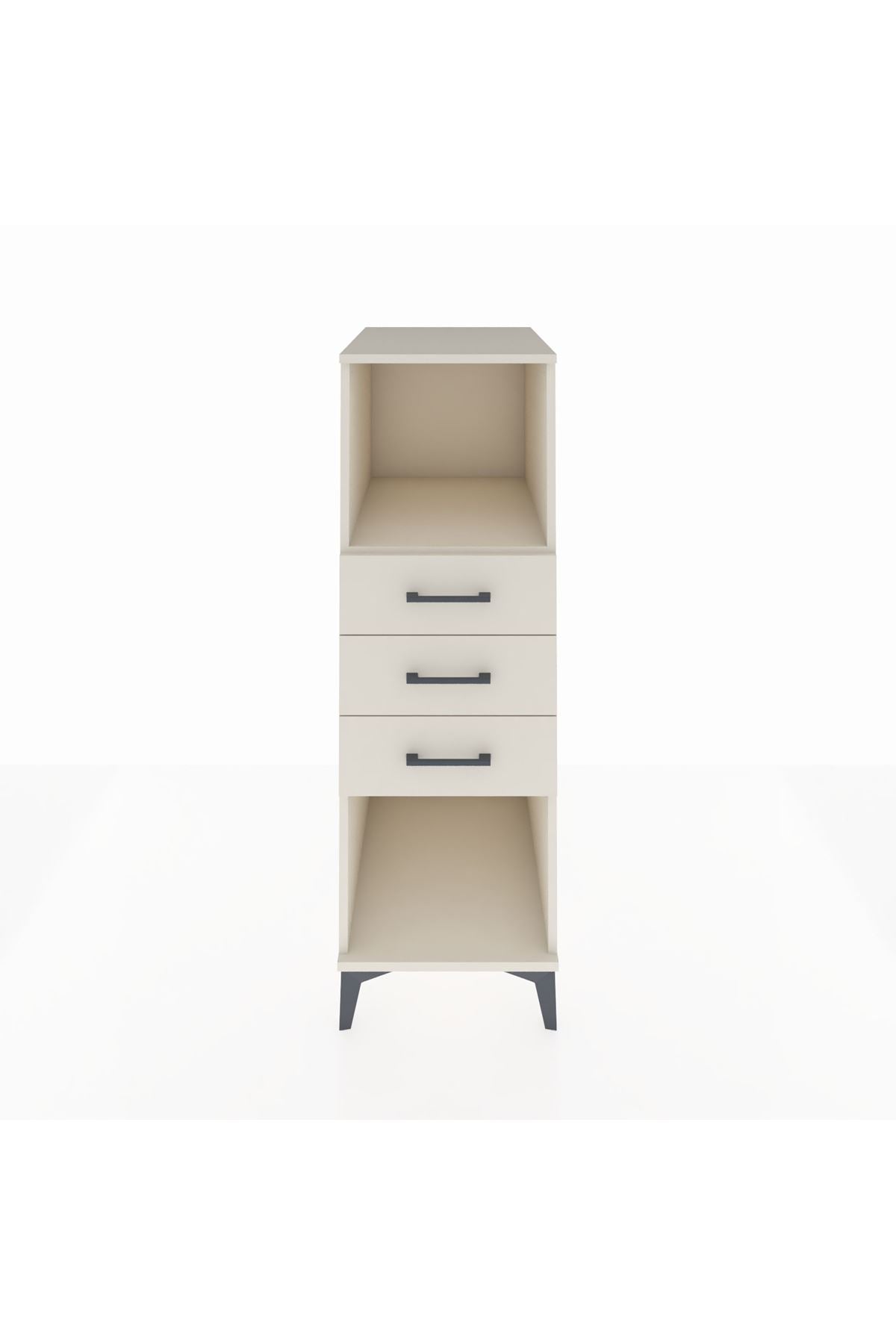 Kronos Dolap Tek Raflı 3 Çekmeceli 44x59x134 - S82M117V1C