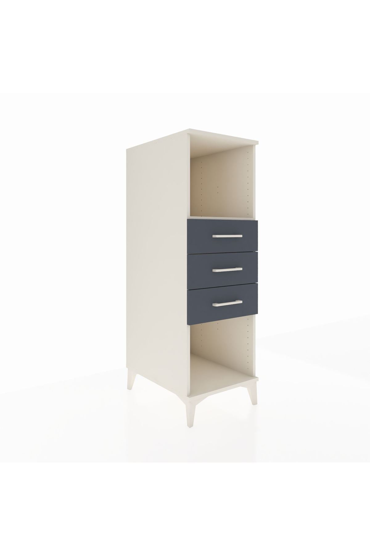 Kronos Dolap Tek Raflı 3 Çekmeceli 44x59x134 - S82M117V2C